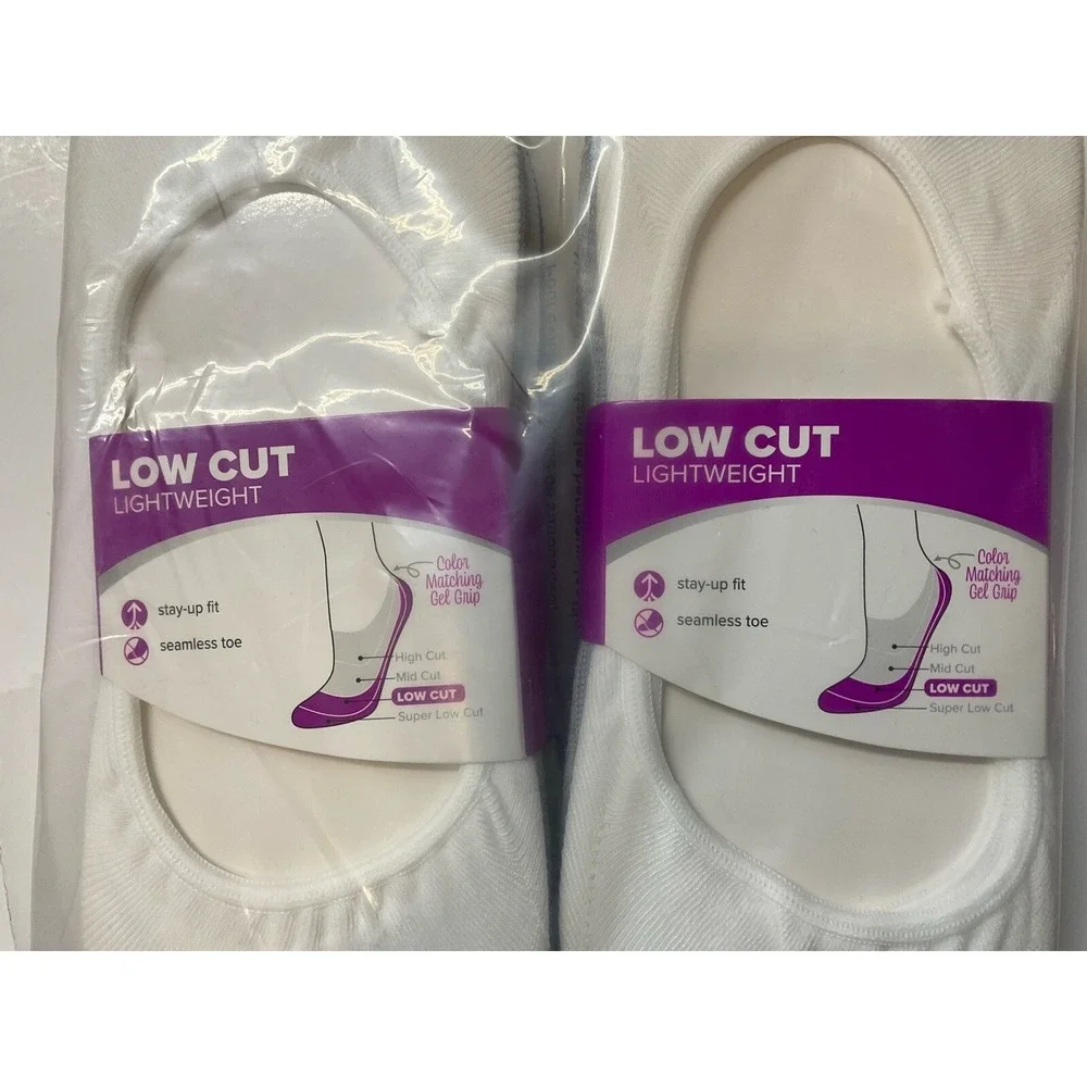 NIP Lot‎ 12 Pairs Peds Low Cut Lightweight No Show Liner Socks Multi Color 8-12